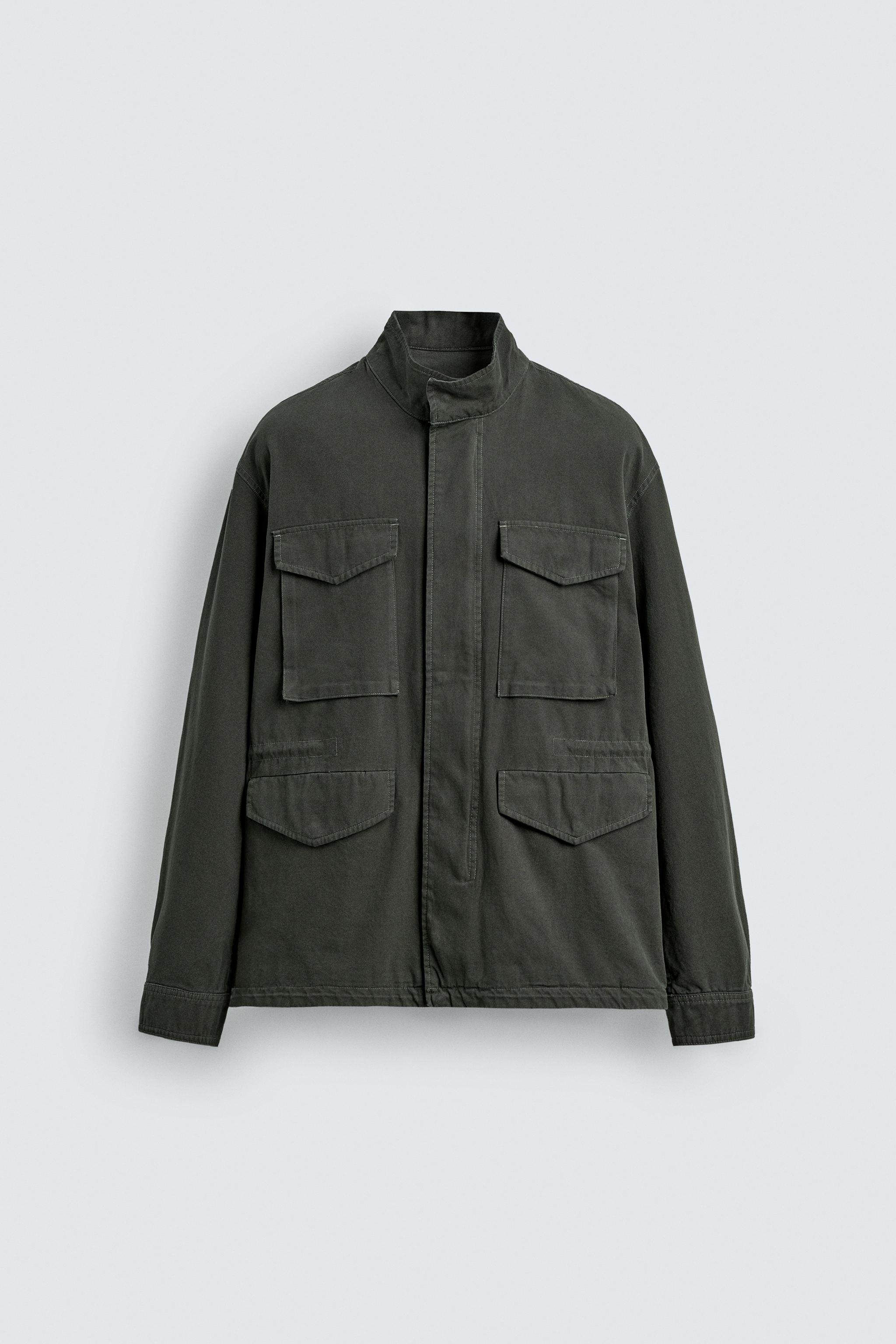 BLOUSON LAVÉ POCHES UTILITY